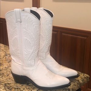 White cowboy boots